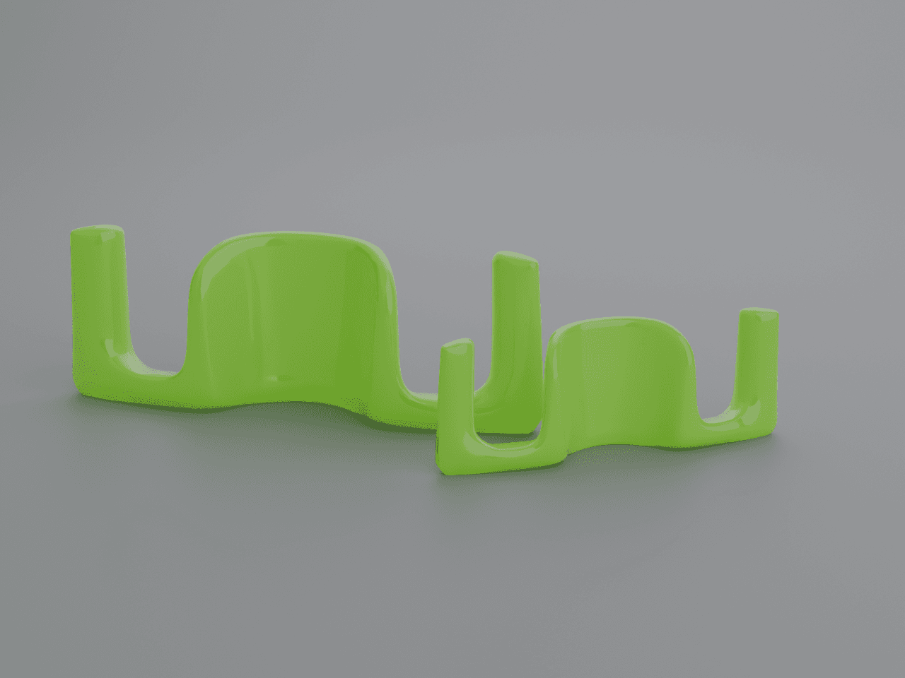 FlexiLST™ Clips de Treinamento LST Dobráveis (Pack Duplo P + G) - Ângulo e detalhe técnico 2